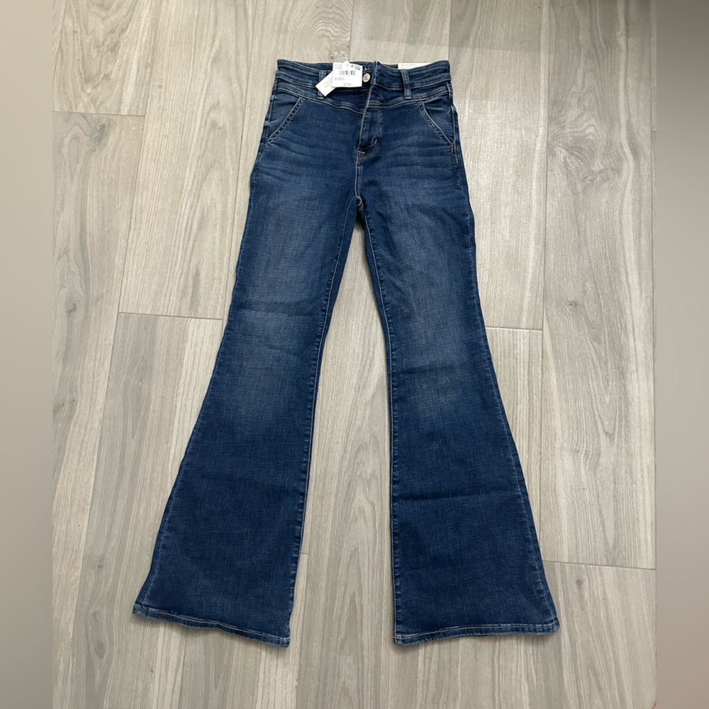 American Eagle Outfitters Dark Blue Flare Jeans